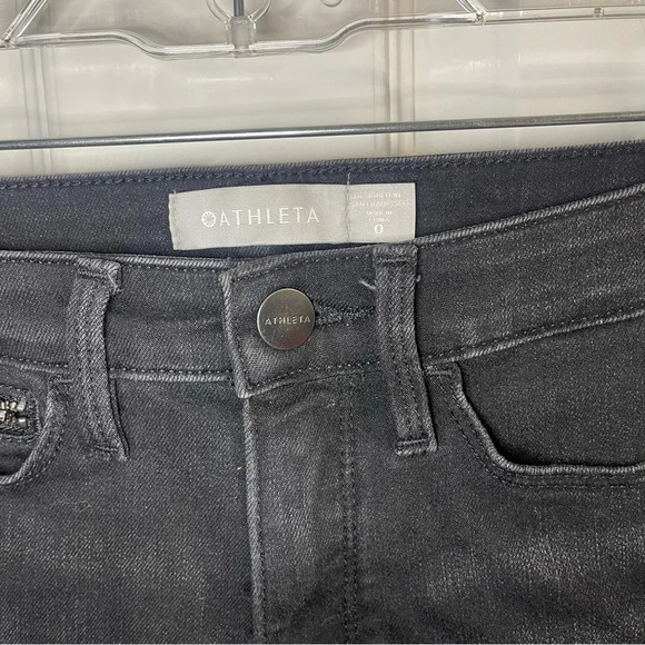 Athleta Sculptek Black Skinny Jeans Size O - Picture 3 of 8